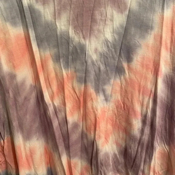 NWOT FSL Apparel Go To Girly Girl T-Shirt Dress Crewneck Tie Dye Purple Pink S - Picture 11 of 11